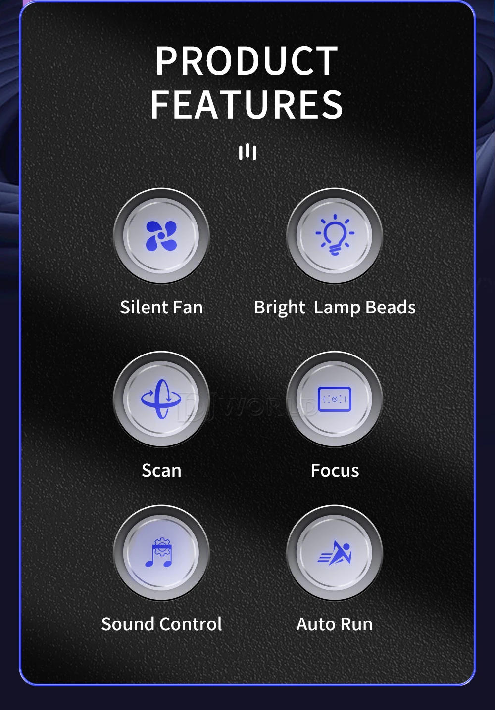 Description Picture 5 of item2PCS 100W Mini Beam Moving Head Light DMX RGBW Lights Lyre Stage Effect Lighting For DJ Disco Bar Party Club Wedding Party