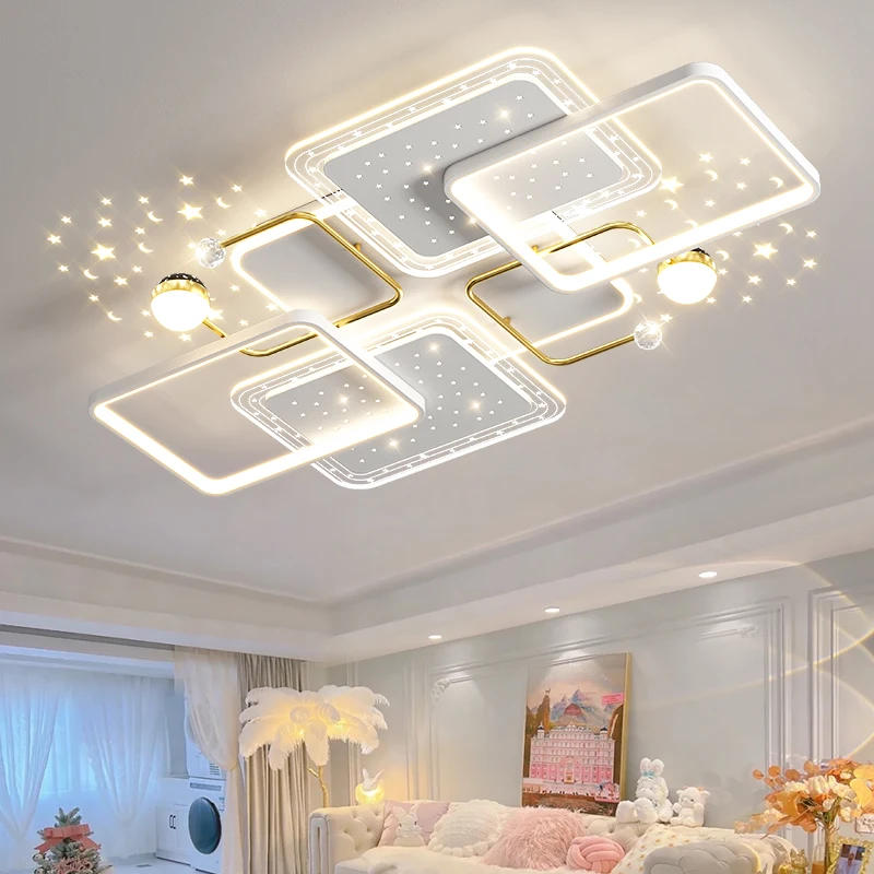 Description Picture 6 of itemLuxury Living Room Ceiling Lamp Originality Intelligent LED Bedroom Restaurant Chandelier Modern Indoor Decorate Luminaires