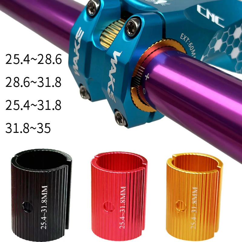 Description Picture 2 of item25.4-28.6/31.8MM,28.6-31.8,31.8-35MM Bicycle Bike Handlebar Shim Adapter Bike Fork Stem Spacers Reducer Bicycle Headset Washer