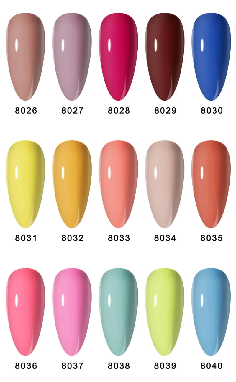 Description Picture 5 of itemNAILWIND Gel Nail Polish 100 Colors Semipermanent UV Esmalte Soak Off Glitter Varnish Hybrid Gel Varnishes Nail Art Top Coat