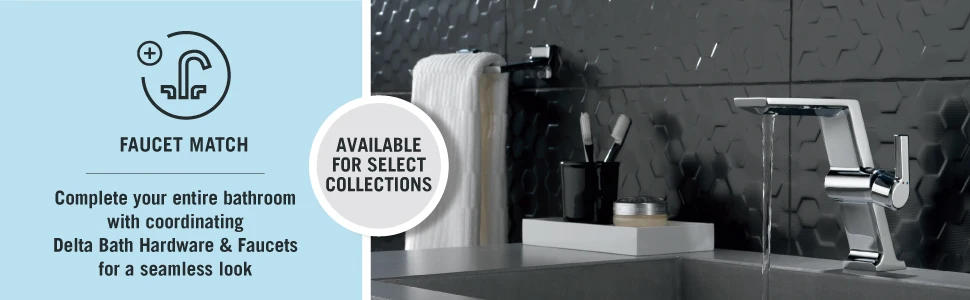 Description Picture 3 of itemDelta 73550-CZ Saylor Bath Hardware Toilet Paper Holder, Champagne Bronze