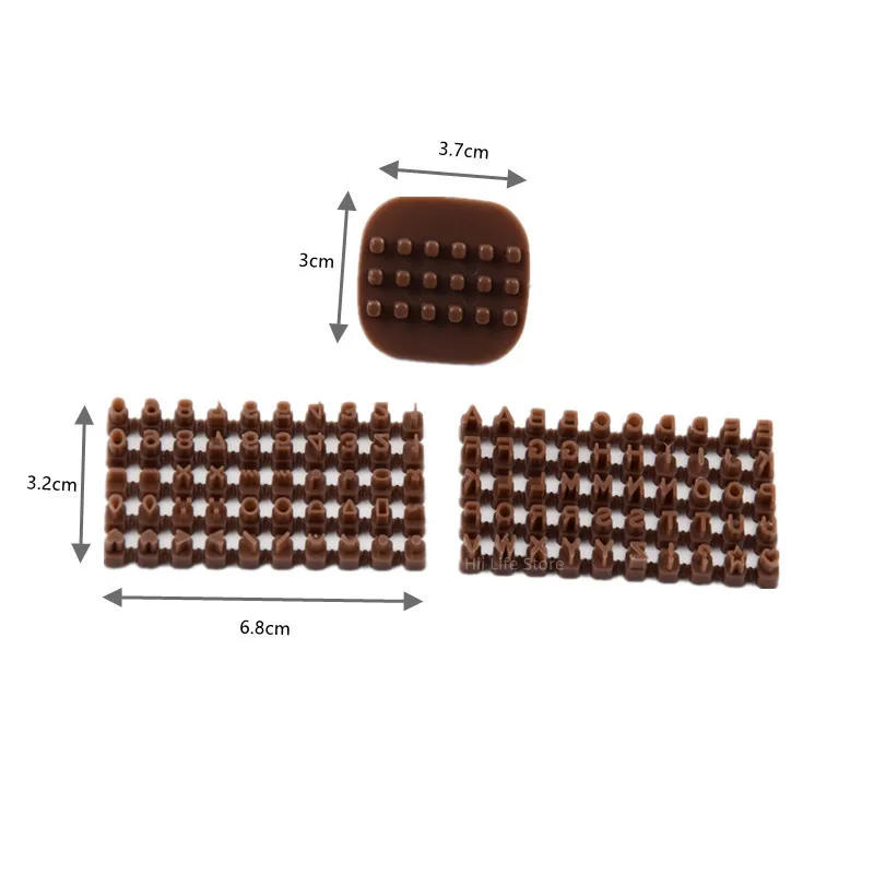 Description Picture 5 of itemMini Alphanumeric Stamping Set Polymer Clay Soft Pottery DIY Earrings Decoration Jewelry Cutting Molds Printing Tools