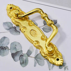 Simple Cabinet Pulls Alloy Handle With Screws Drawer Handles European Furniture Wardrobe Cabinet Door 105*35mm