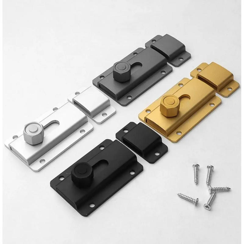Description Picture 6 of itemCreative Aluminum Alloy Door Latch Hardware Anti-theft Door Lock Buckle Durable Door Hasps Lock Cabinet