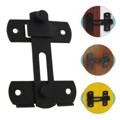 2 Pcs Door Latch Shutter Lock Same Plane Miniature Garage Gate Barn Buckle Sliding Stainless Steel Bolt