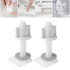 Toilet Seat Hinge Screw Bolts Fitting Hinge Kit Plastic Replacment Seat Set Toilet Washers toilet seat bolts toilet seat screw