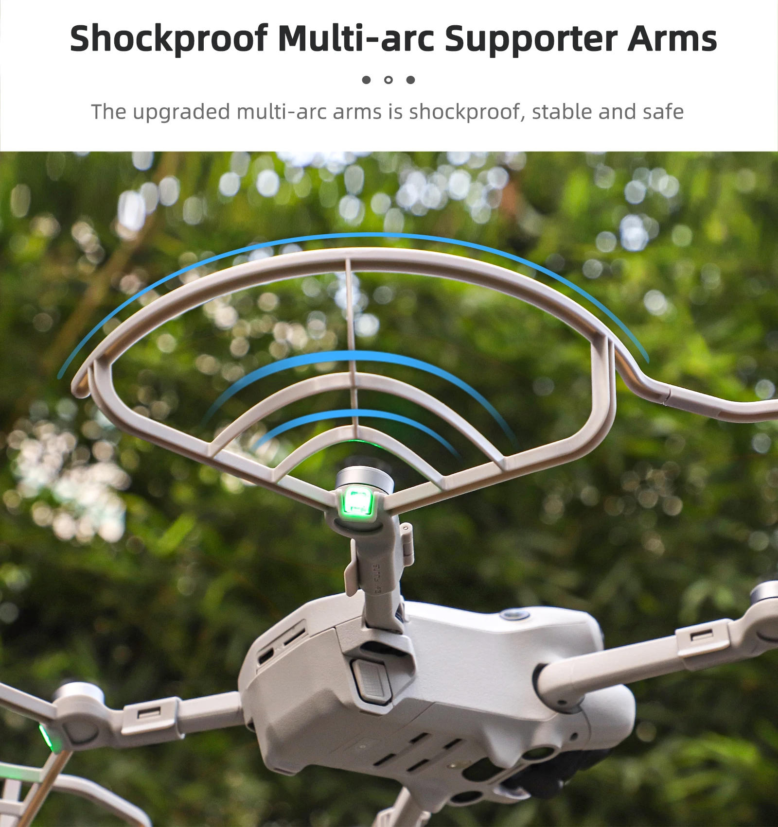 Description Picture 4 of itemIntegrated Propeller Guards for DJI Mini 4 Pro Props Cover Ring Drone Protector Mini 4 Pro Accessories