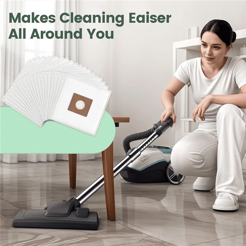 Description Picture 5 of itemB59B-60 Pack NEN170 Vacuum Bags Compatible For Eureka NEN170 Bagged Canister Vacuum Cleaner, Vacuum Dust Bags