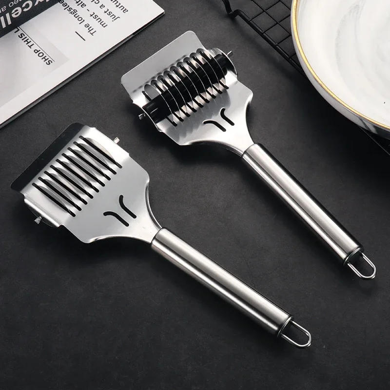 Description Picture 3 of itemStainless Steel Manual Noodle Cutter Rolling Spaghetti Maker Pressing Pasta Machine Kitchen Shallot Knife Cooking Accessories