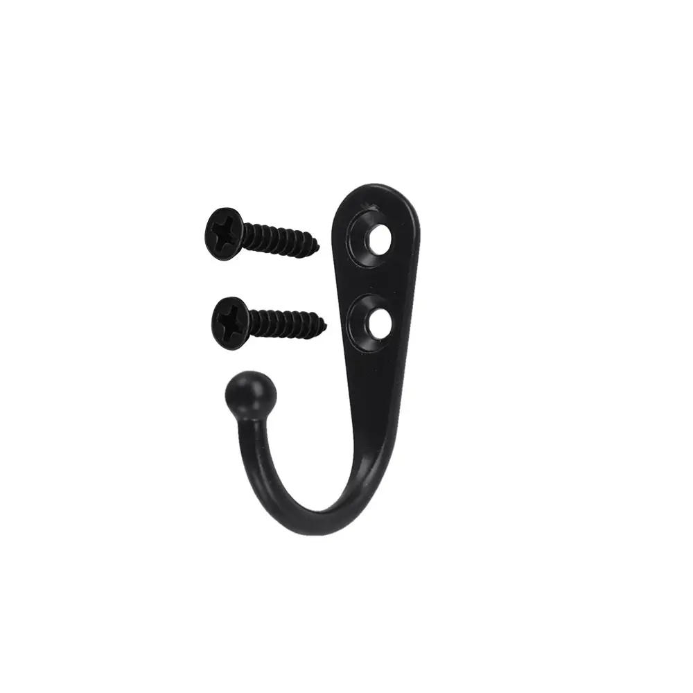 Description Picture 6 of itemAlloy Hooks with Screw Bathroom Towel Clothes Storage Hooks Key Hangers Storage Gold Silver Racks Home Door Kitchen Organizer