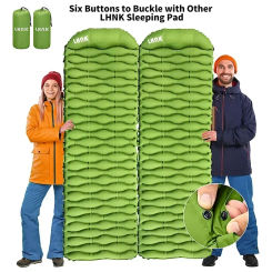 Inflatable Waterproof Thickened Moisture-proof Air Camping Cot Mattress for Outdoor Hiking Sleeping Pad with Pillow Picnic