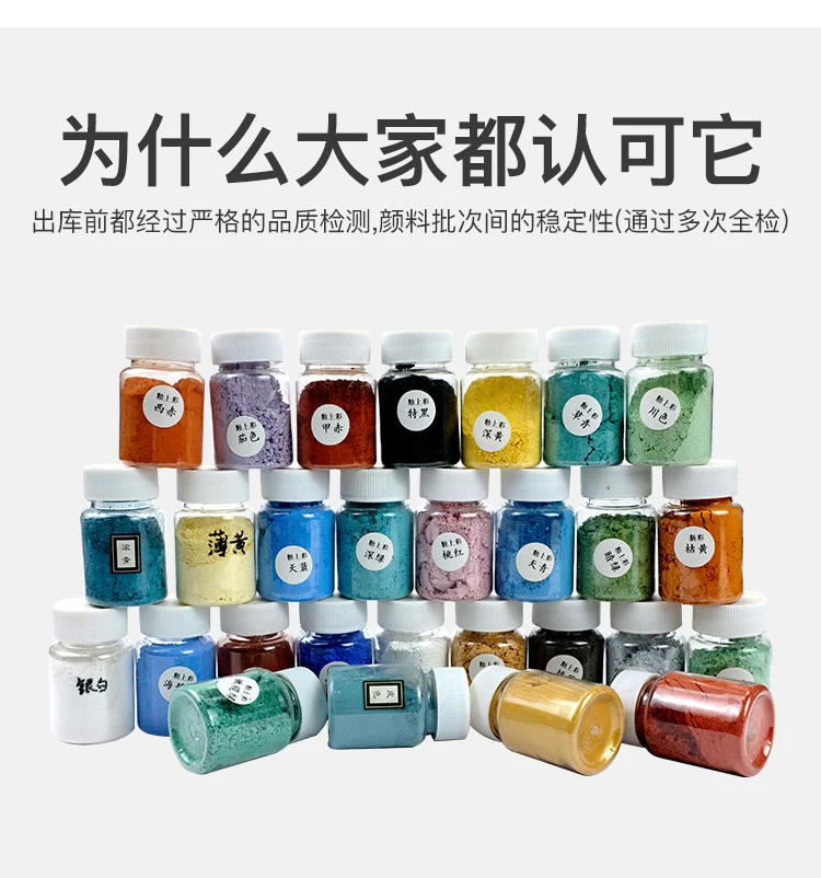 Description Picture 6 of item50g Ceramic Overglaze Pigment Lead-free New Color Pigment Low Temperature Pigment Powder