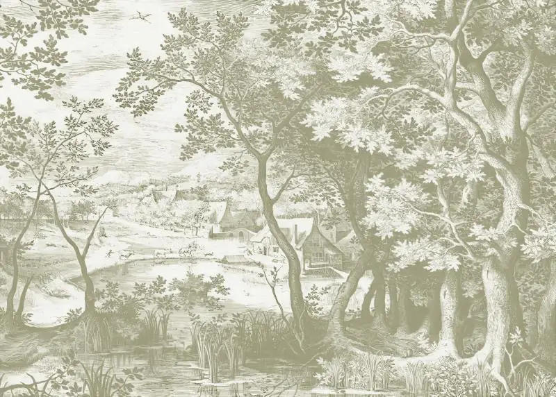 Description Picture 6 of itemCustom European French Forest Landscape Wallpapers for Living Room Bedroom TV Background stickers 3D Wallpaper for Wall Painting