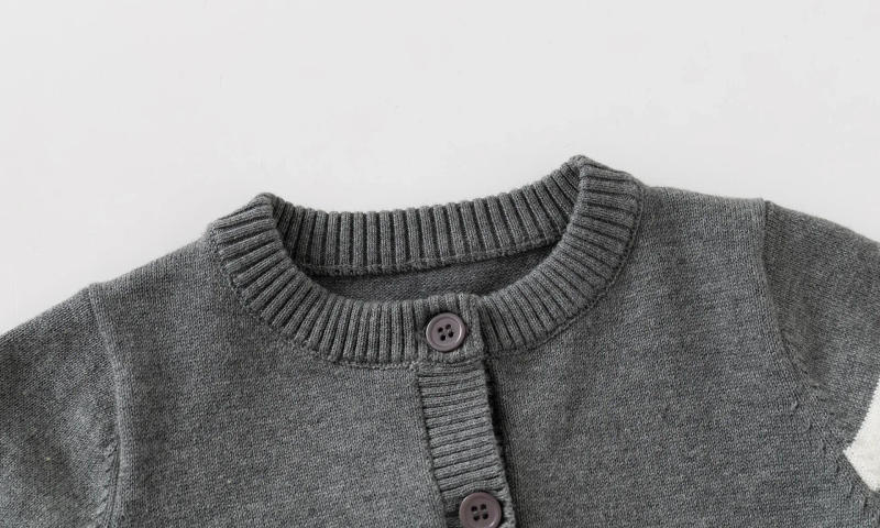 Description Picture 5 of item2025 Newborns Baby Children's Sweaters Jumpsuits Matching Autumn Winter Sweater Bodysuit Climbing Clothes Kids Knitted Cotton