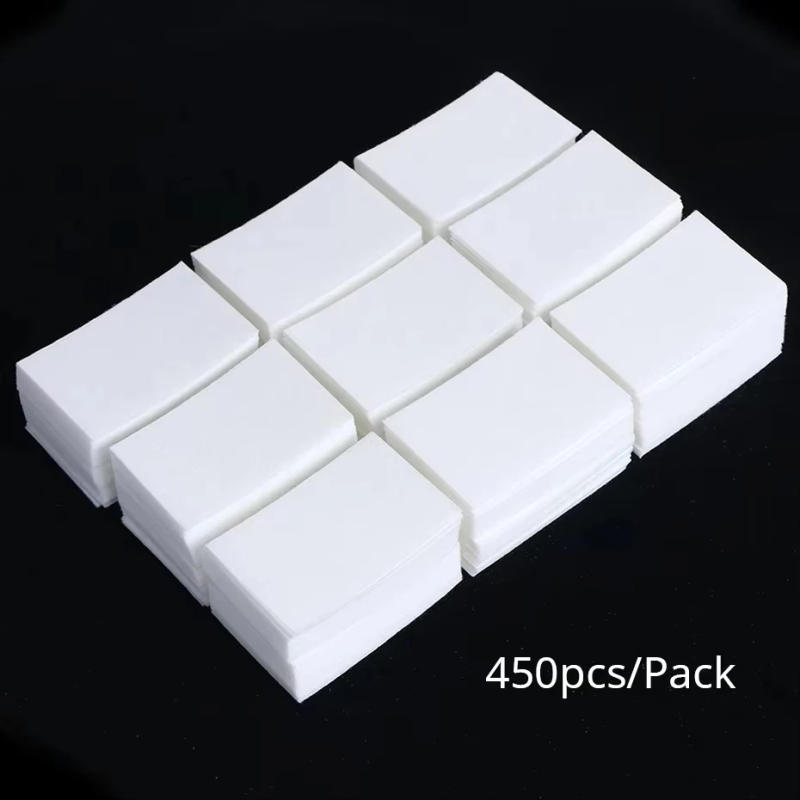 Description Picture 4 of item450pcs Lint-Free Nail Polish Remover Wipes Cotton Wipes Manicure Cleaner UV Gel Nail Polish Removal Pads Papers Cleansing Tools