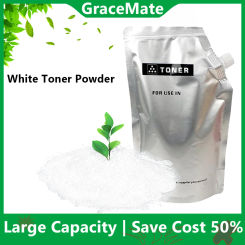 GraceMate 5AAAA Universal White Toner Powder for HP Samsung Brother Color Laser Printer Toner Cartridge Refilling 50g/100g/200g