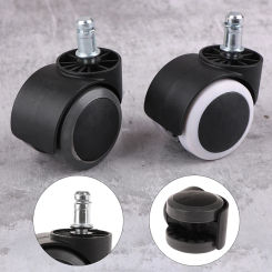1/5PCS New 2 Inch Universal Swivel Caster Wheel Replacement Gaming Chair Office Chair Caster Trolley Roller Furniture Hardware
