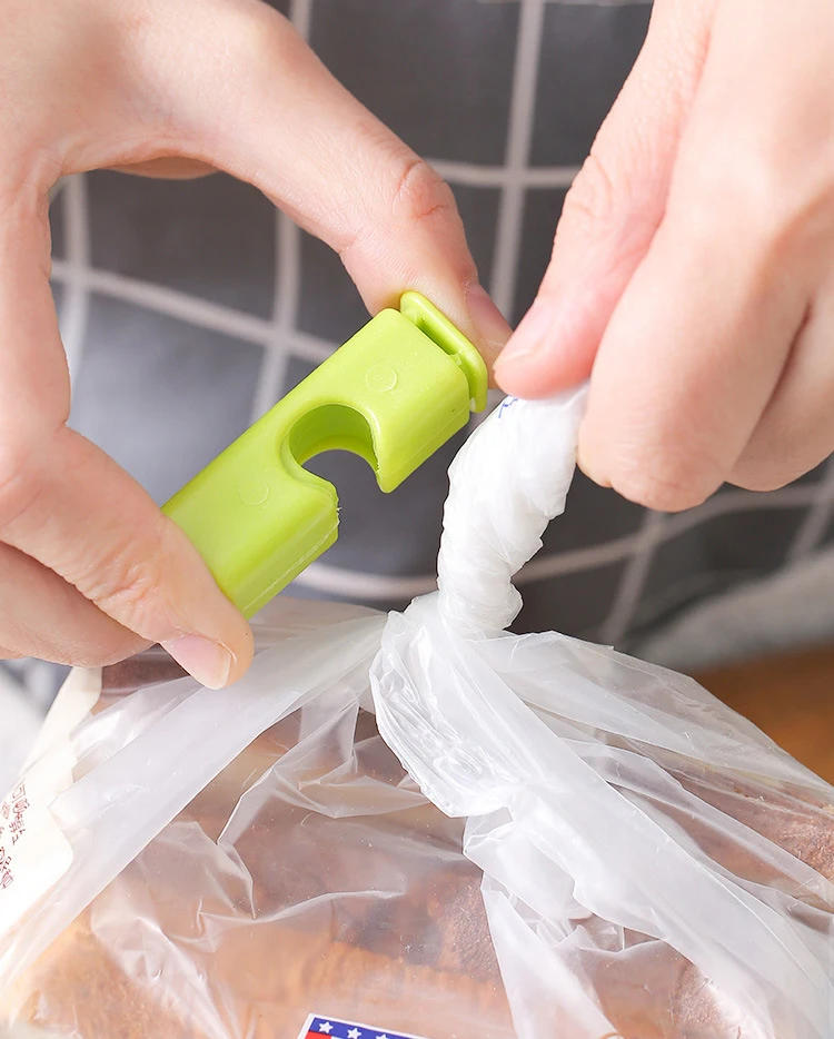 Description Picture 4 of item12/6/3Pcs Food Sealing Clips for Fresh Bread Snack Bag Clip Reusable Food Storage Plastic Spring Clamp Home Kitchen Sealed Tools