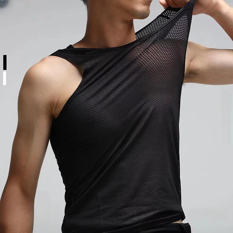 Description Picture 4 of itemCycling Base Layer Reflective Underwear Cycling Jersey Sport Vest Men Undershirt Quick Dry Elastici Vest Road Bike Clothes