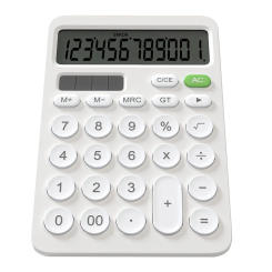 Desk Calculator with Upgraded History Recording and Track Back Funtion Percentage 2-Lined Large Clearly LCD Display 12-Digit NEW
