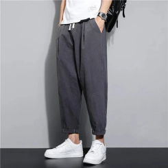 Spring and Summer New Trendy and Versatile Casual Loose Sports Pi Shuai Breathable Pants Men Pants Track Pants