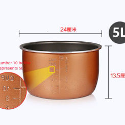 The number 10 belowCUP represents 5L