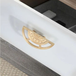 Light Luxury Creative Cabinet Handle Handmade Hammer Pattern Flat Cabinet Door Handle Cabinet Handle Home Decoration Hardware