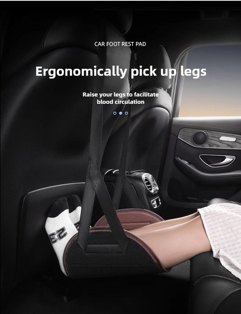 Description Picture 6 of itemKids Legs Rest Pads Car Back Row Seat Foot Holds Children's Legs Holding The Foot Stool Tour Rest Long-distance Foot Hold Mats