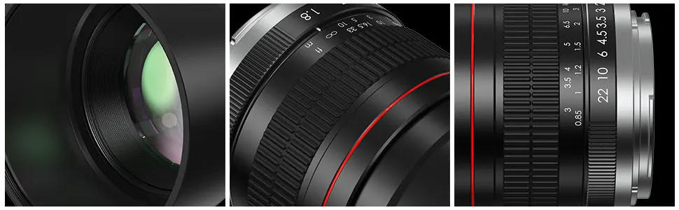 Description Picture 6 of itemLightdow 85mm f1.8 Portrait Lens for Nikon DSLR Iconic Brand EOS Rebel T8i T7 T6 T6s SL3 SL2 90D 80D 77D 4000D 6D Iconic Brand E mount Cameras