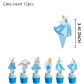 Cake Topper 12pcs