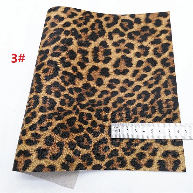 Description Picture 5 of itemGold Glitter Leather Sheets Leopard Custom Synthetic Leather Sheets Leopard Suede Faux Leather Fabric For DIY 21x29CM Y328