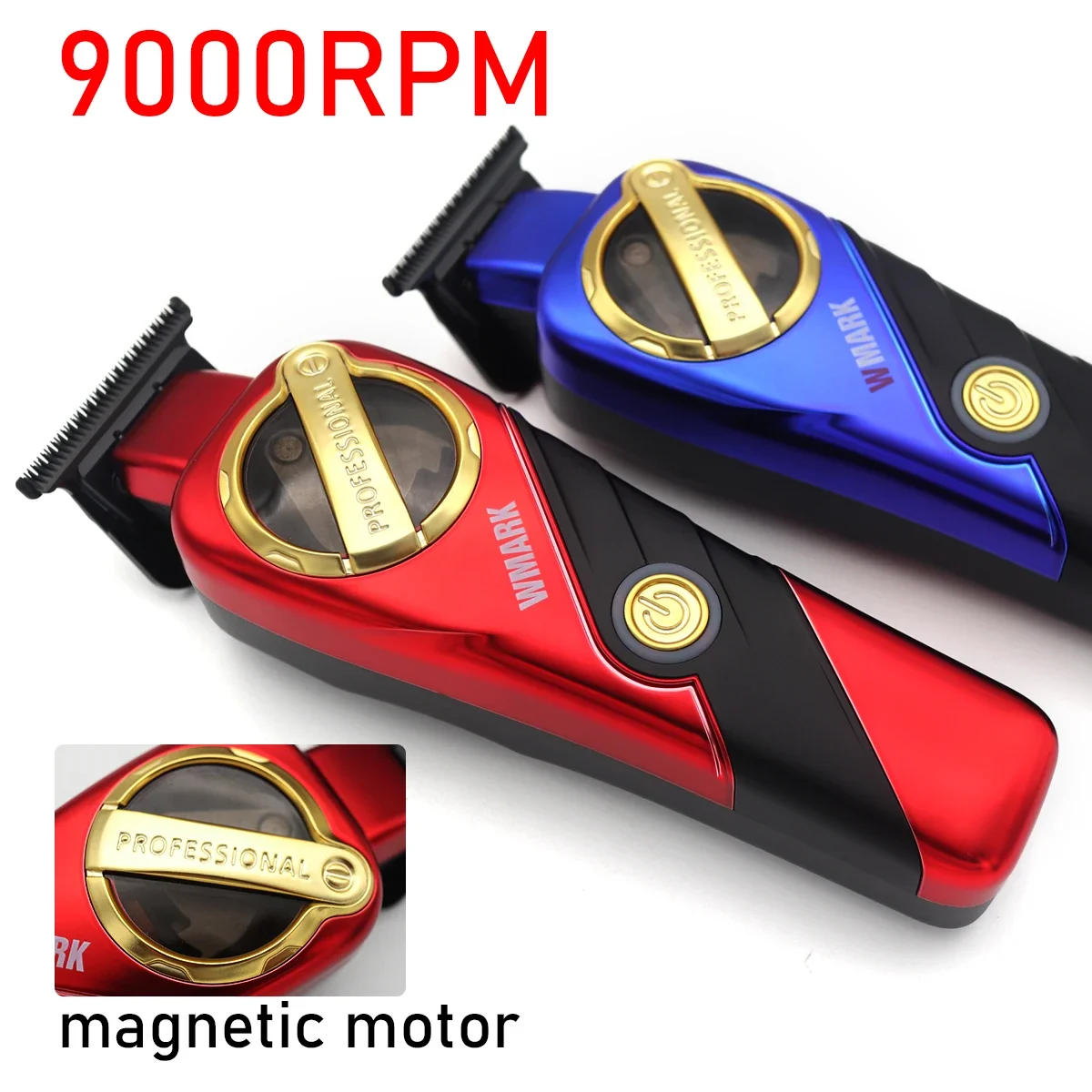 Description Picture 4 of itemWMARK New NG-9213 Brushless Motor Engraving Scissors Rechargeable Hair Clipper DLC Blade High-Grade