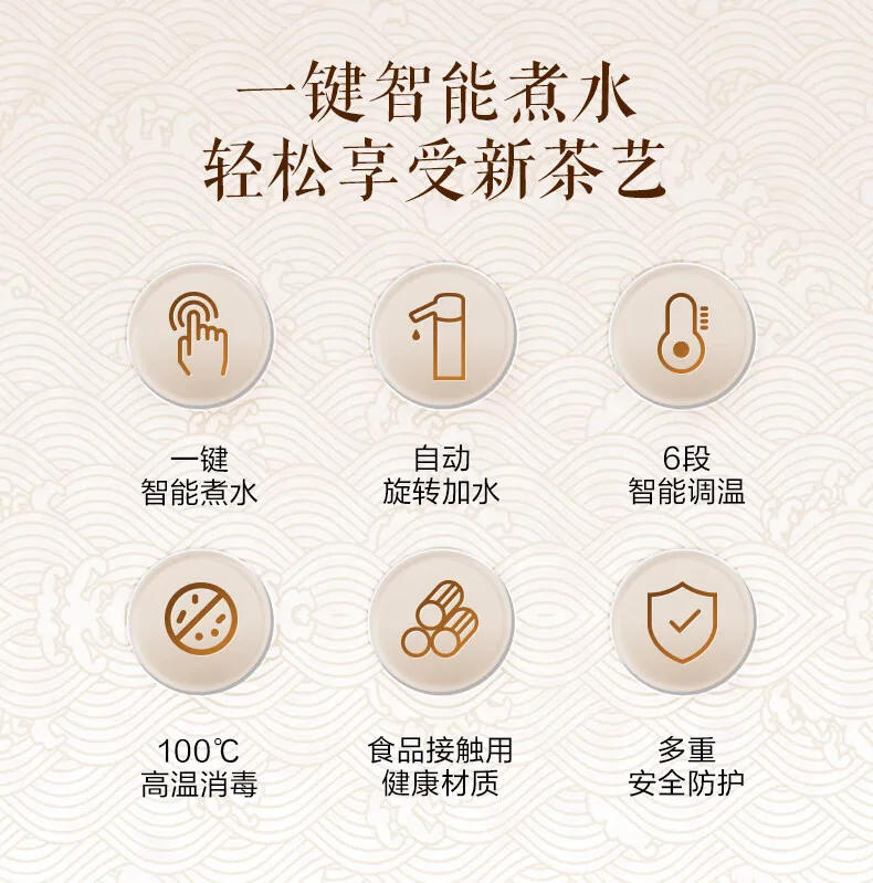 Description Picture 3 of itemSUPOR Electric Kettle with Smart Automatic Power-Off Water Dispenser All-In-One Tea Kettle and Tea Maker Sterilization Function