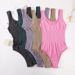 One Piece Seamless Underwear Set Women Bra Bodysuit Lingerie Set Tummy Control Shapewear Slimming Nopad Sexy Female Jumpsuit