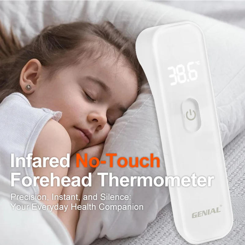 Description Picture 5 of itemNo-Touch Forehead Thermometer,Infrared Digital Thermometer for Adults and Kids,3Ultra-Sensitive Sensors,Quiet Vibration Feedback