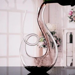 Decanter 1500ML Crystal High Grade Swan Spiral Wine Decanter Creative Wine Separator Champagne Wine Bottle For Family Bar