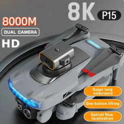 P15 Drone Professional 8K GPS HD Aerial Photography Dual-Camera Omnidirectional Obstacle Drone for Adult Child Toys
