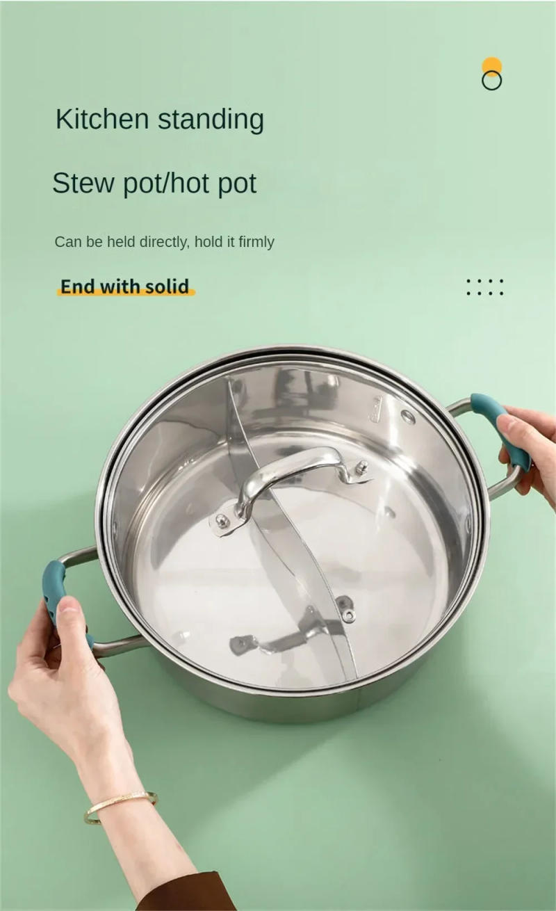 Description Picture 4 of item2/8Pcs Silicone Pan Handle Cover Heat Insulation Covers Pot Ear Clip Non-slip Steamer Casserole Pan Handle Holder Kitchen Tools