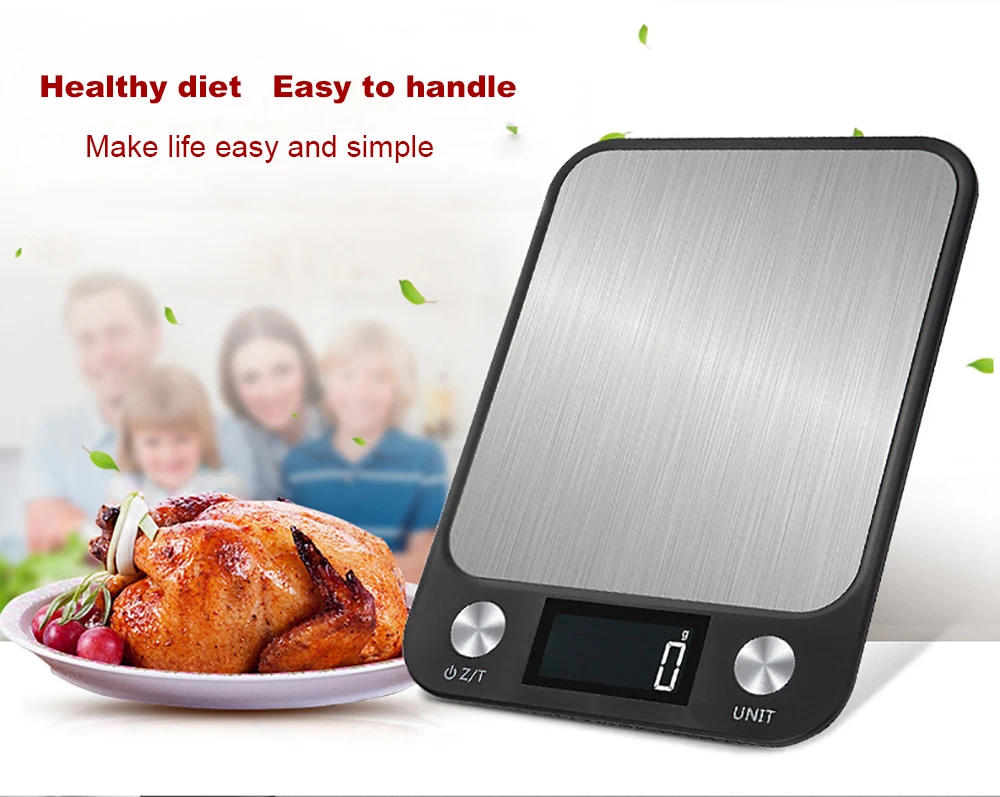Description Picture 4 of itemKitchen Scale 15Kg/1g Baking Weighing Food Coffee Balance Smart Electronic Digital Scales Stainless Steel Design for Cooking