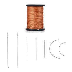 Leather Sewing Needle and Thread Set, DIY Leather Sewing Kit for Leather Canvas Tent Shoes Repair Tool
