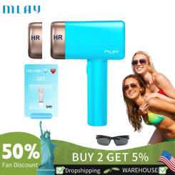 MLAY T14 IPL Laser Hair Removal Permanent Ice Feeling Painless Laser Hair Removal 500000 Flashes 3HR Lamp Home Laser