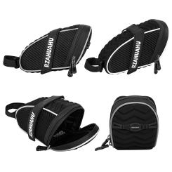 1L Bike Under Seat Pack Reflective Cycling Rear Seatpost Bag Lightweight Bicycle Rear Bag MTB Road Bike Accessories