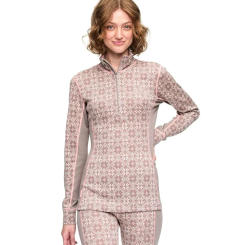 Womens 100% Merino Wool Base Layer Tops Women Merino Wool Zip Sweater 240G Midweight Fit LS Thermal Underwear Shirts Wicking