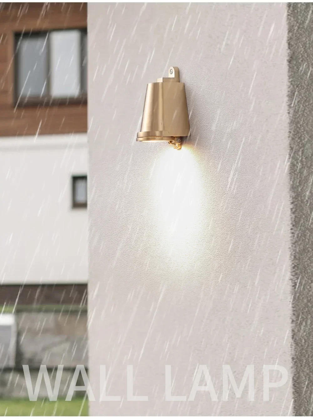 Description Picture 4 of itemWall Lamp Outdoor Aluminum Wall Decor Staircase Entrance Balcony Retro Lamp Garden Terrace Front Porch Waterproof Wall Lighting