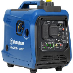 2550 Peak Watt Super Quiet & Lightweight Portable Inverter Generator, RV Ready 30A Outlet, Gas Powered, CO Sensor, Parallel