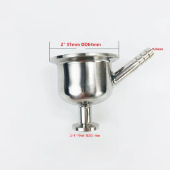 Free Shipping Tri-clamp Reducer  For Parrot 2"(51mm)OD64 x 3/4"(19mm)OD25.4 .Tri-clamp Adapter Material Stainless Steel 304