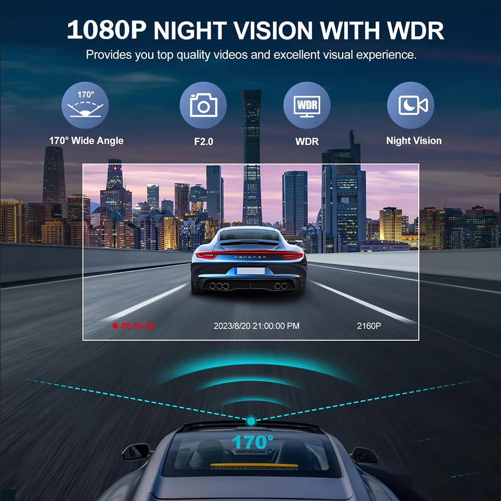 Description Picture 6 of item3 Channel Car DVR HD 1080P 3-Lens Inside Vehicle Dash CamThree Way Camera DVRs Recorder Video Registrator Dashcam Camcorder