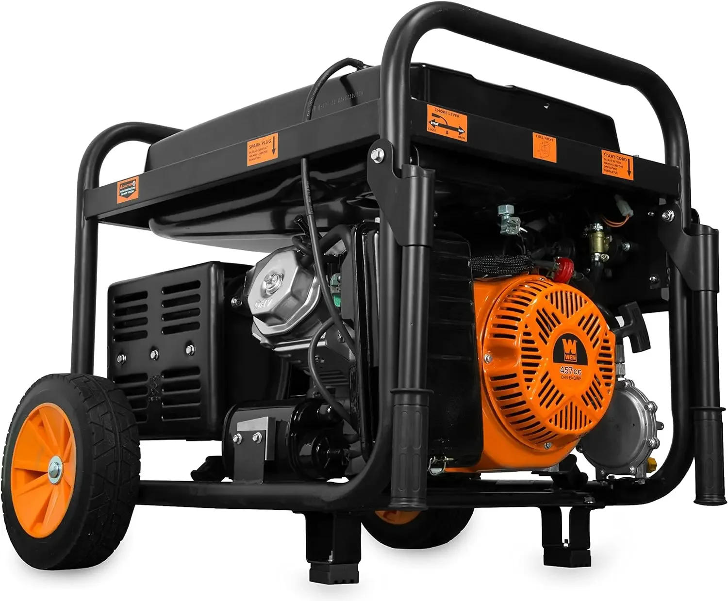 Description Picture 4 of itemDF1100T 11,000-Watt 120V/240V Dual Fuel Portable Generator with Wheel Kit and Electric Start - CARB Compliant, Black