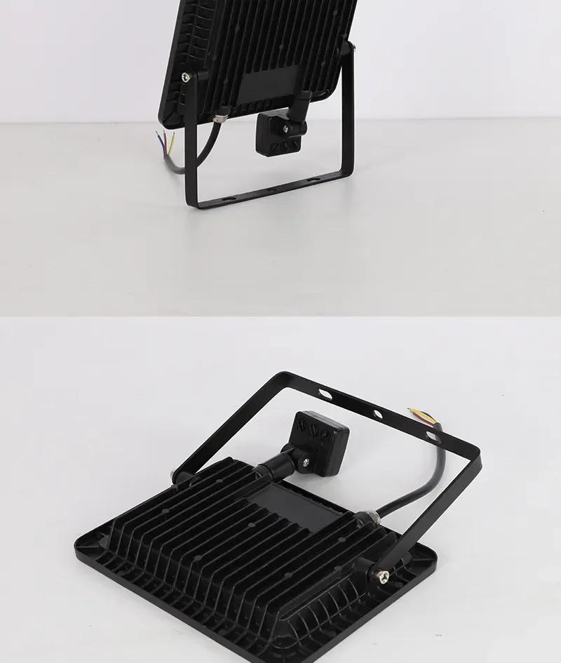 Description Picture 5 of itemLED floodlight 150W 100W 50W 30W 20W 10W PIR motion sensor IP66 waterproof LED 220V hanging outdoor wall lamp spotlight