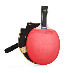 Professional Tennis Table Racket Long Handle 7 Ply Wood Ping Pong Paddle Double Face Rubber PingPong Racket